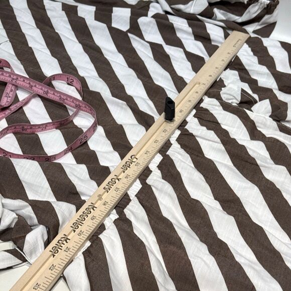 NWT $119.95 Lane Bryant Blouson Sleeve Ruffle Hem Midi Dress Women's Size 24 - Picture 15 of 16